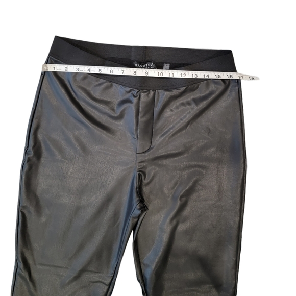NWT Bagatelle Black Faux Leather Leggings, Size XL - Picture 6 of 7